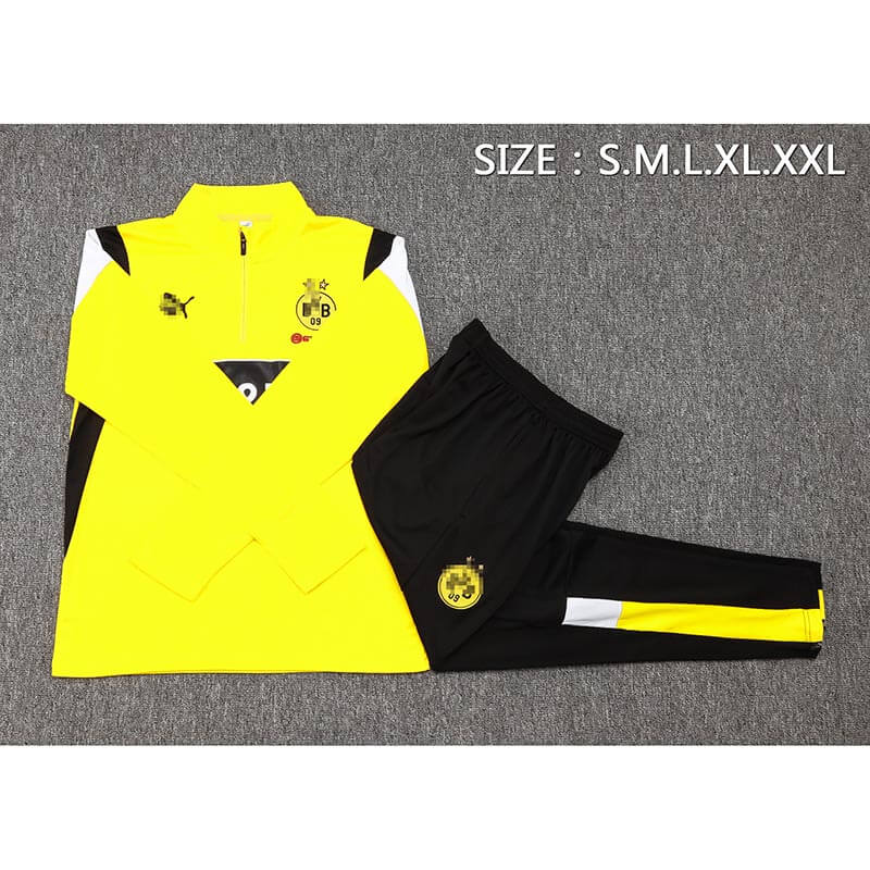 Sudadera Entrenamiento Borussia Dortmund 2023/2024 Amarillo/Negro